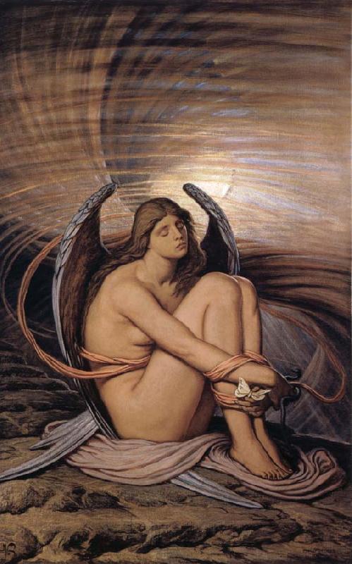 Elihu Vedder Soul in Bondage oil painting picture